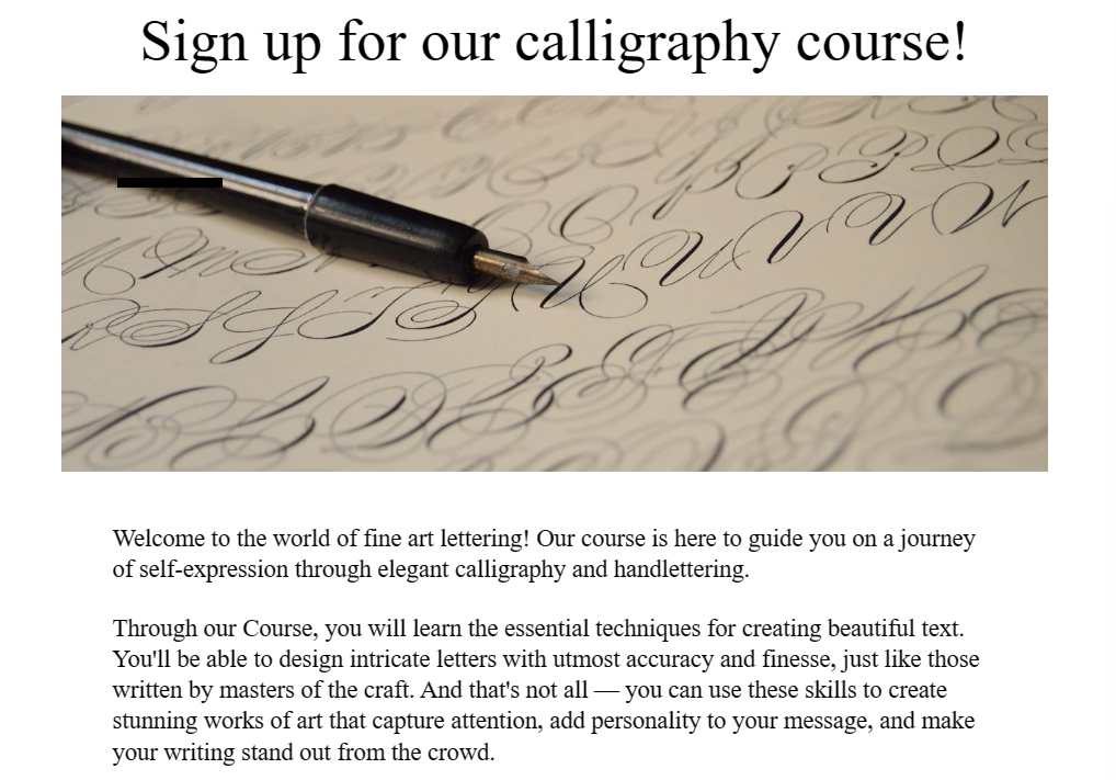 Email without fallback font