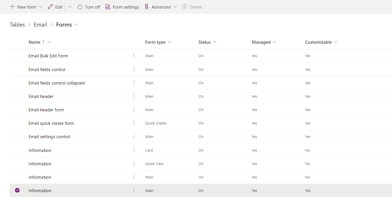 Make.Powerapps email form in Customer Insights for customization