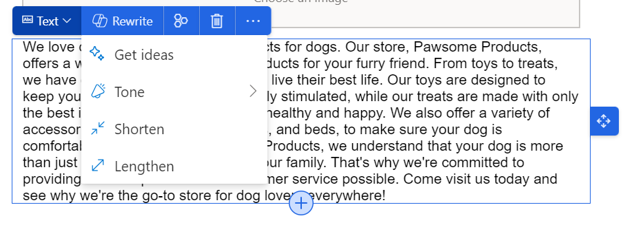 Copilot in Emails in Customer Insights Journey