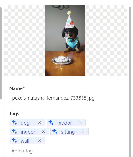 Copilot in Image Tagging in Customer Insights Journey