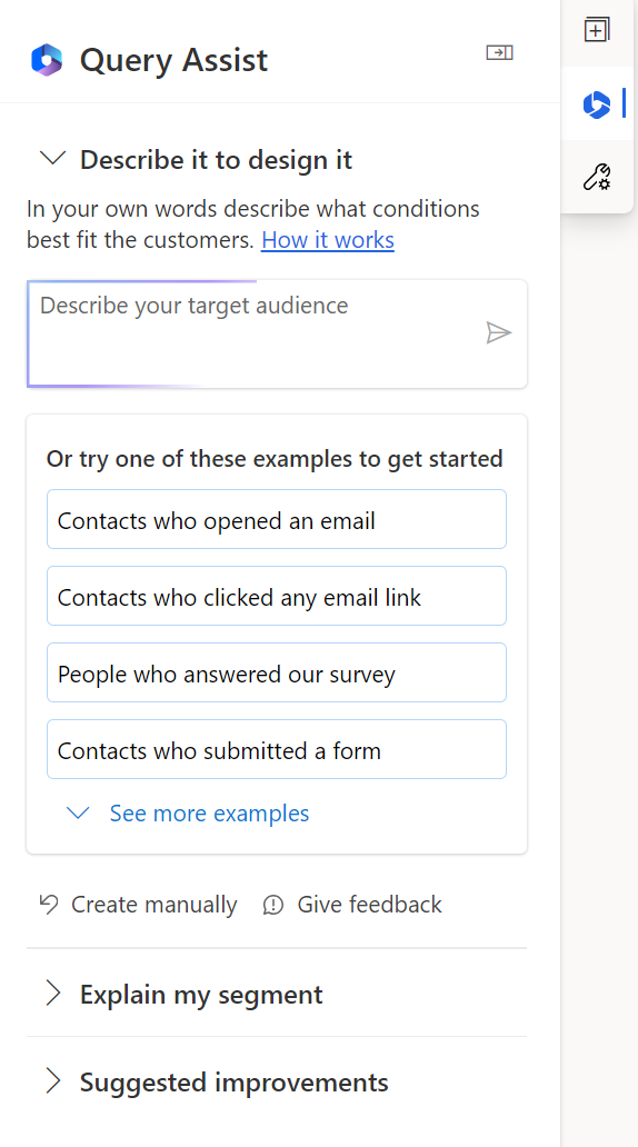 Copilot in Segmenten in Customer Insights Journey