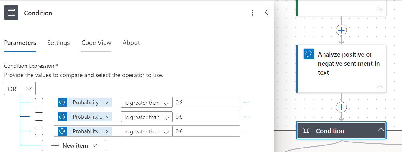 Use confidence score
